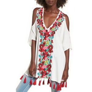 Show Me Your Mumu Jaden Embroidered Tassel Tunic